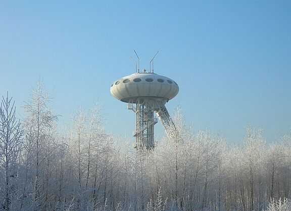 Colani-Ufo am Lüntec in Lünen-Brambauer