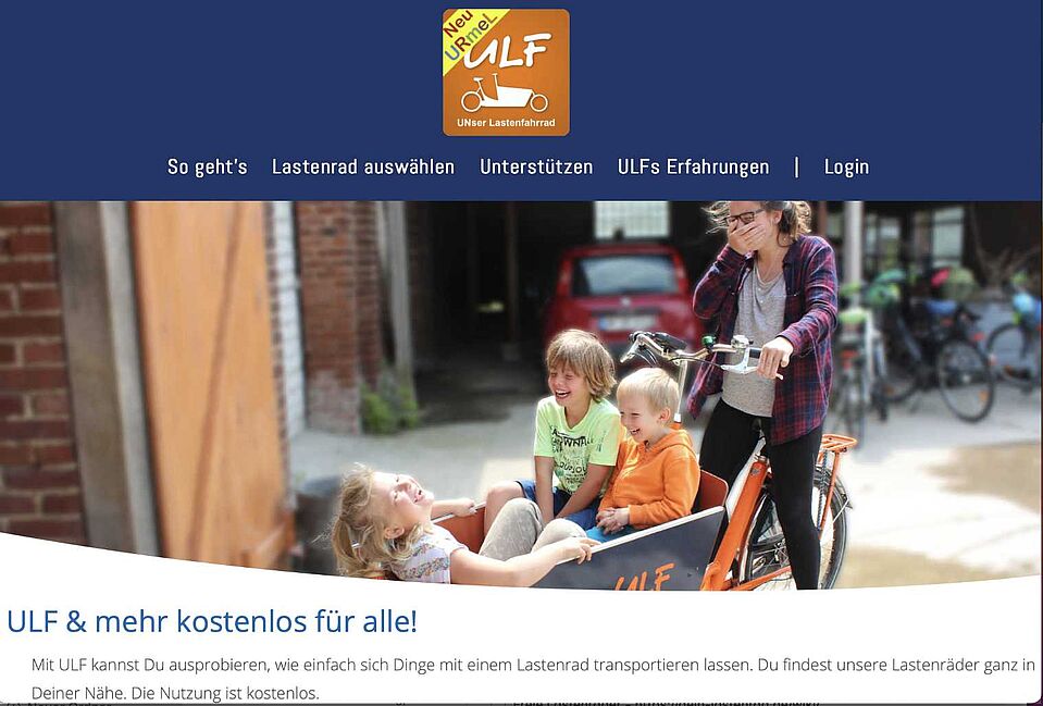 Ausleihwebsite ULF & mehr