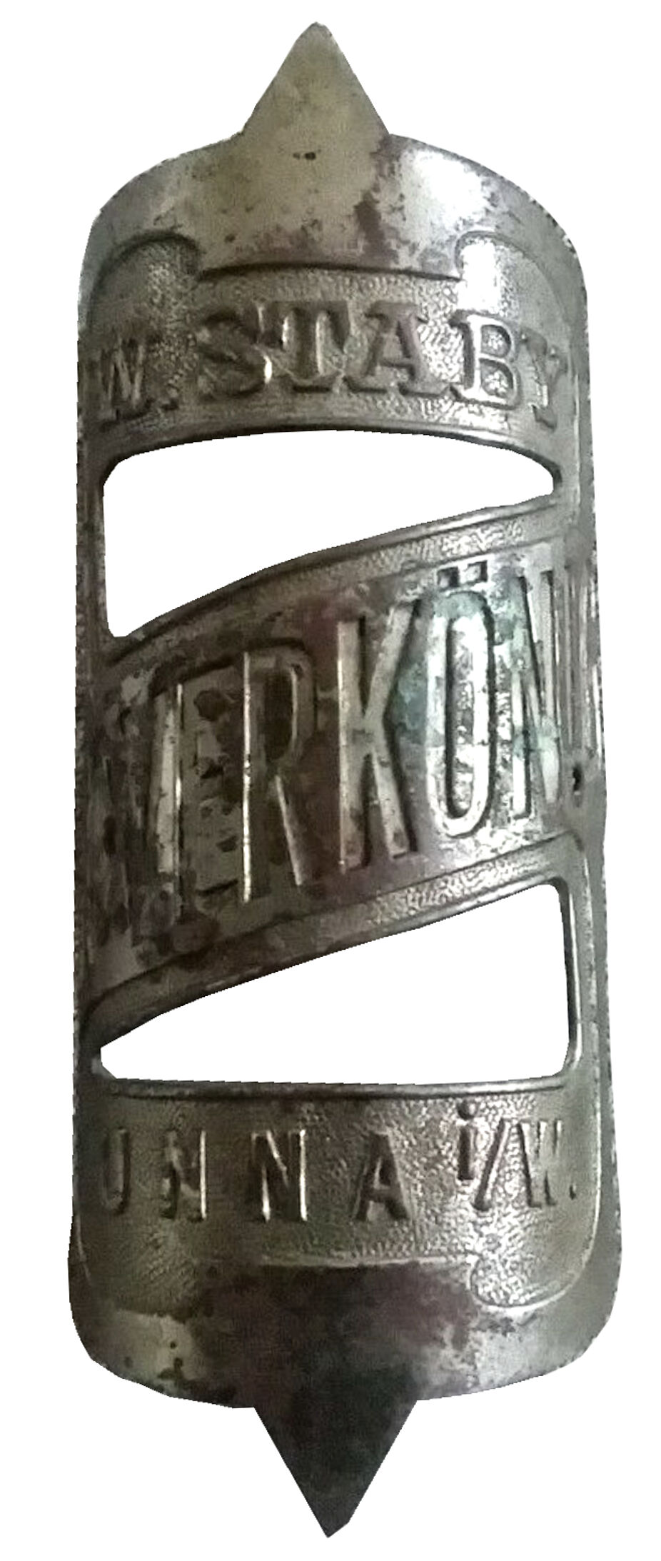 Steuerkopfschild der Marke Roverkönig