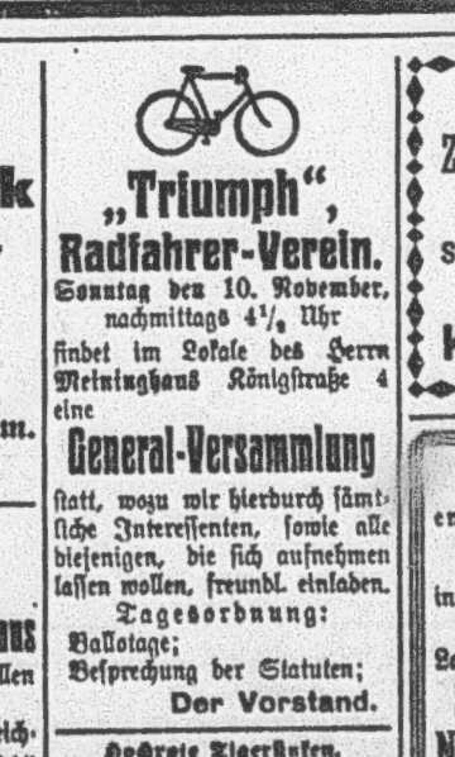 Arbeiter Radfahrer-Verein "Triumph"