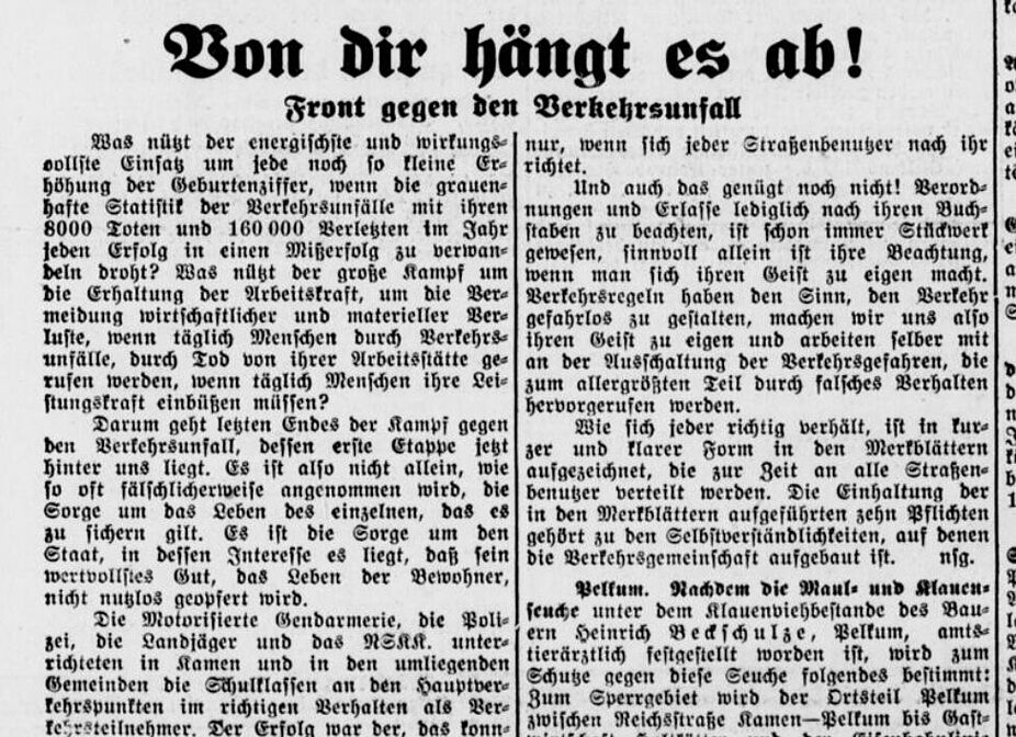 Von dir hängt es ab