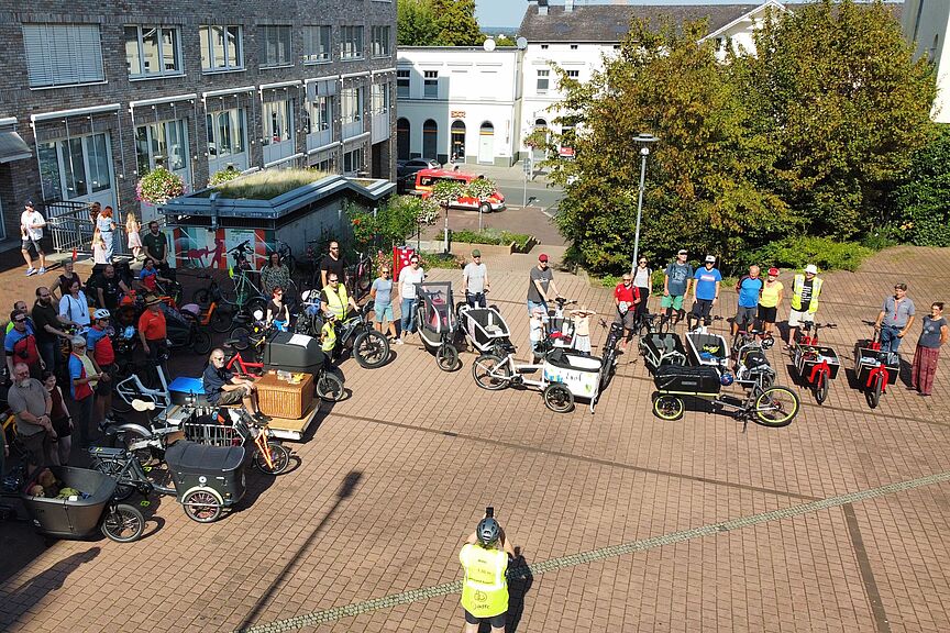 Lastenradparade in Unna