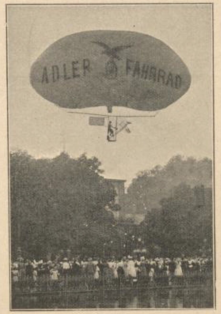 Foto vom Flug über Frankfurt