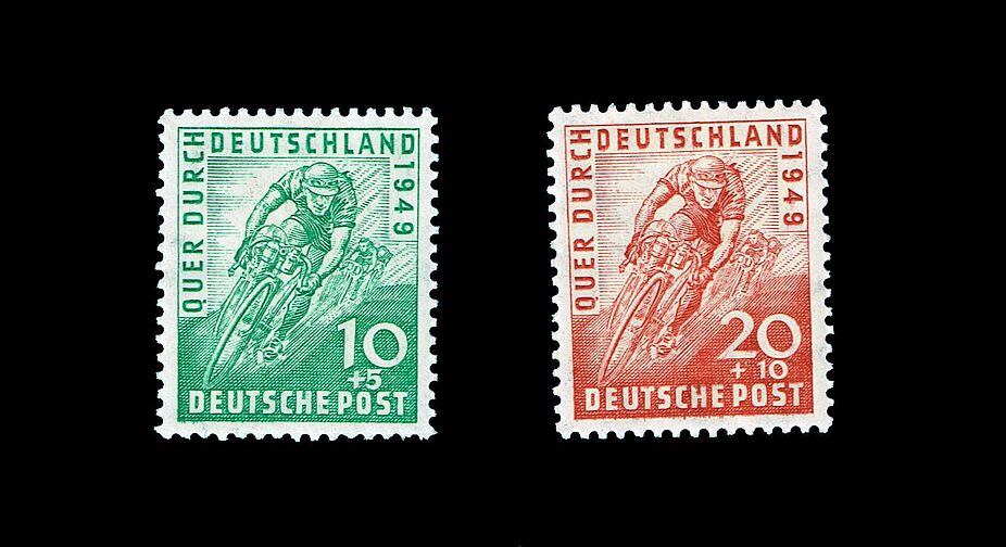 Sonderbriefmarke Quer durch Deutschland