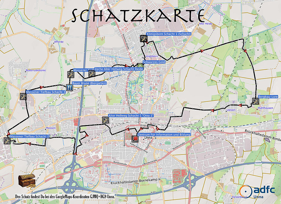 Schatzkarte Schwarzes Gold Schatzkarte Schwarzes Gold