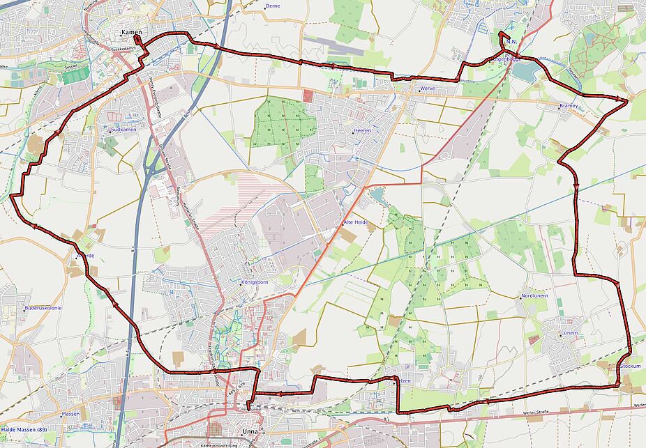 Routenverlauf der ersten radKULT(O)UR
