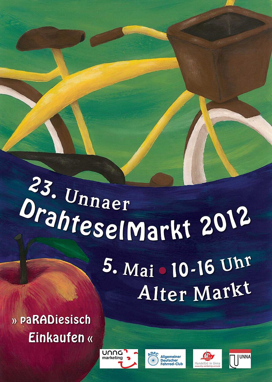 Plakat vom 23. Drahteselmarkt Plakat zum 23. Unnaer Drahteselmarkt