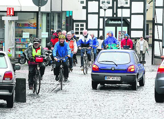 Die Hertingerstraße wird für den Radverkehr freigegeben