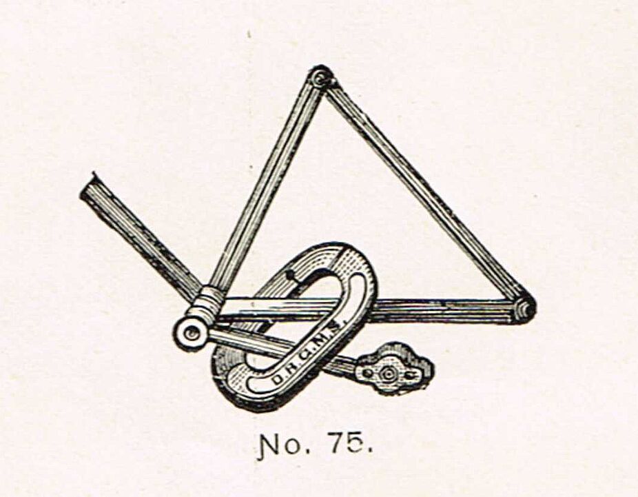 Schloss für Kurbelarme 1892