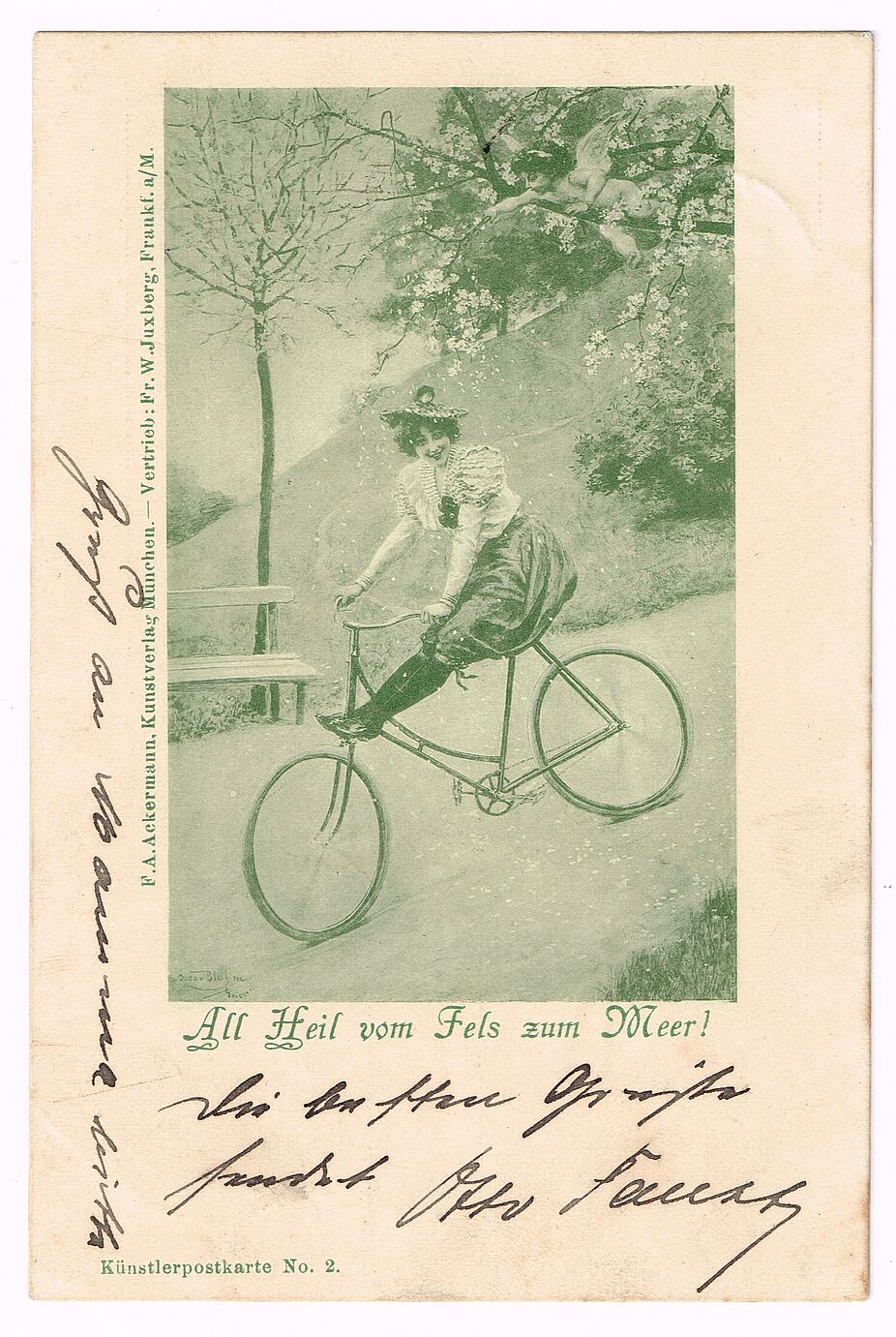 So fuhr man mit einem Fixi bergab. (1898)