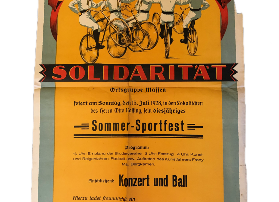 Plakat ARB Solidarität Massen