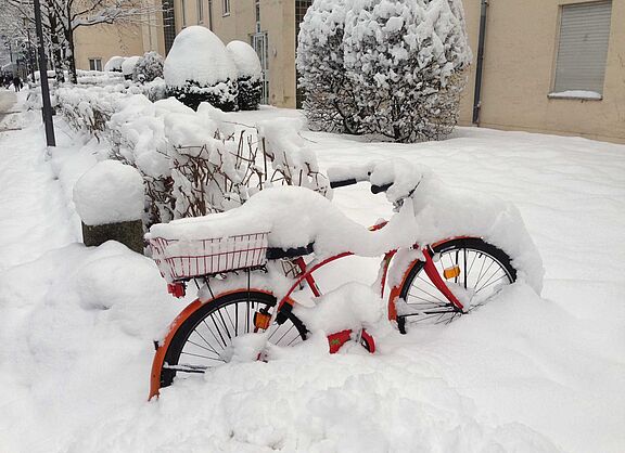 Radfahren im Winter