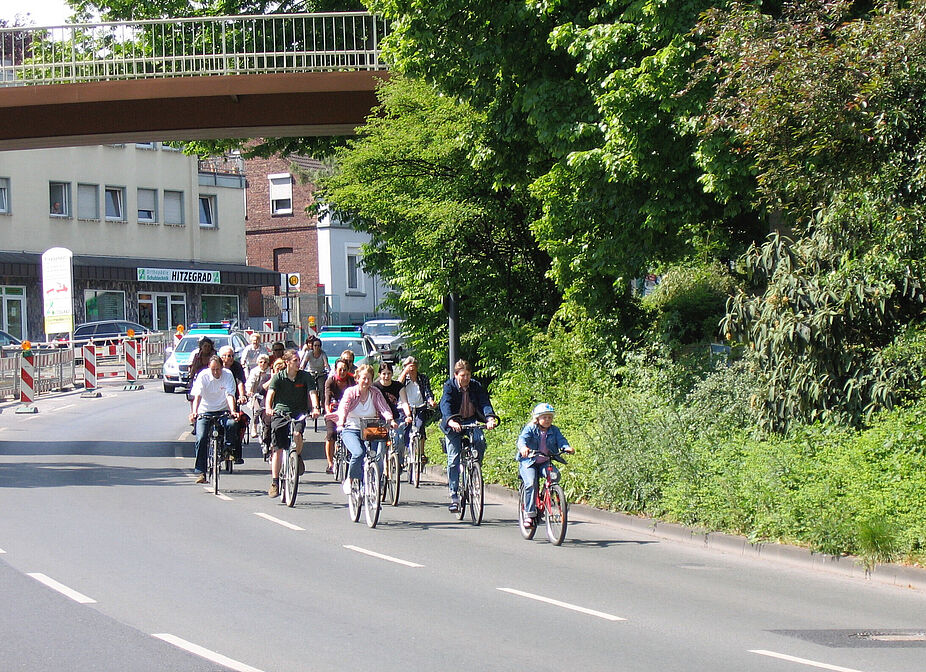 Radfahren auf dem Verkehrsring
