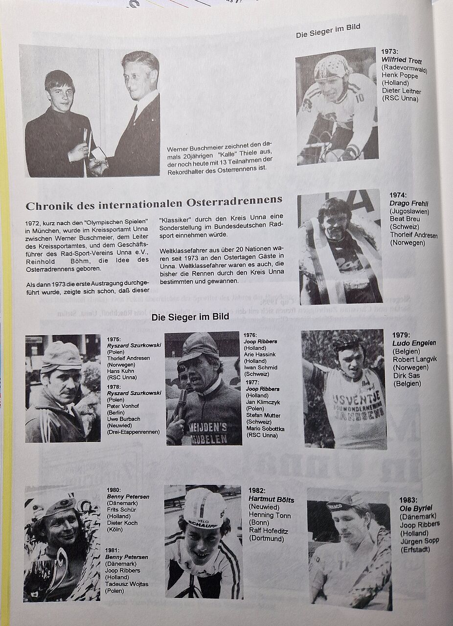 Chronik des Unnaer Osterradrennens