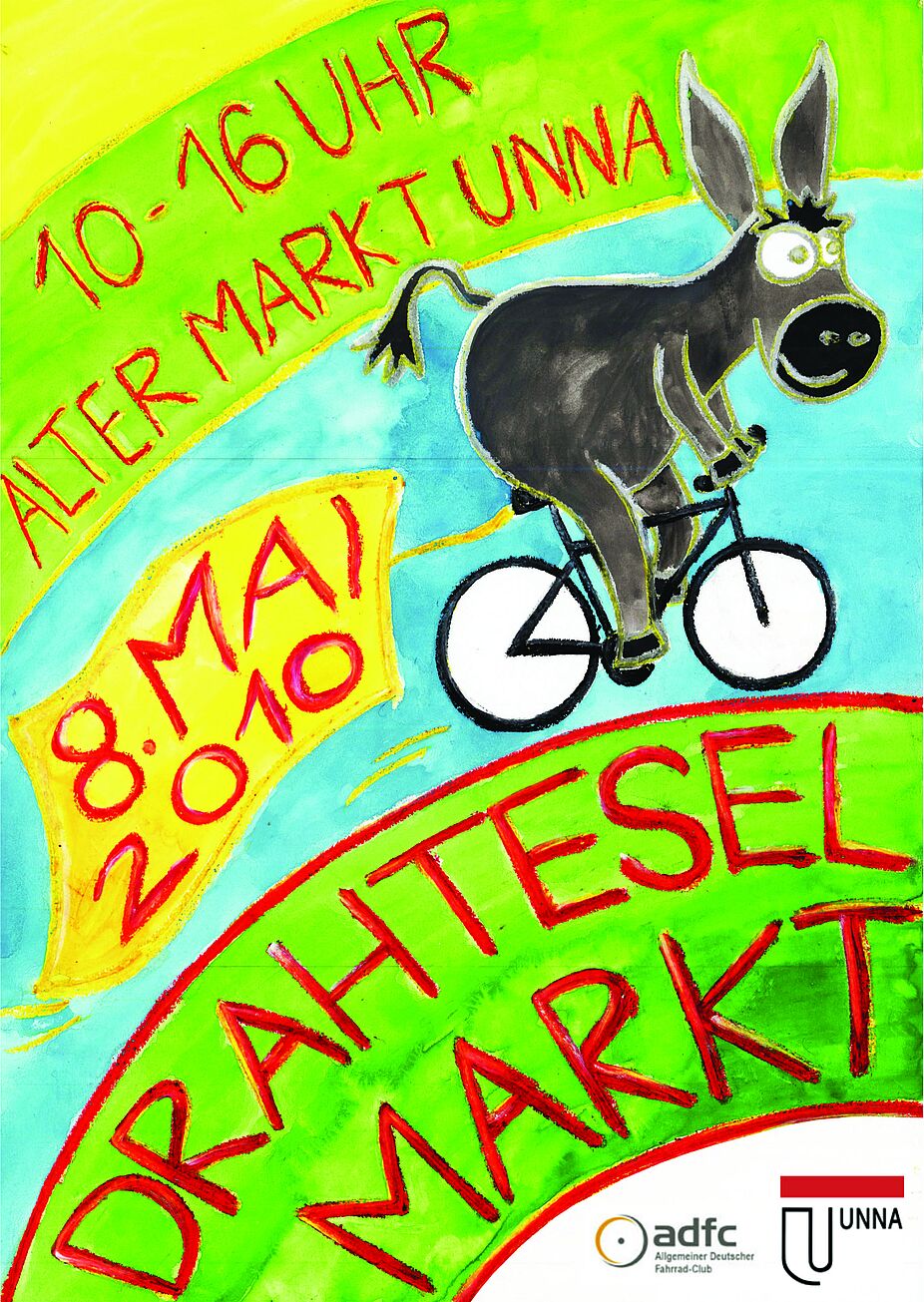 Plakat des Drahteselmarktes 2010