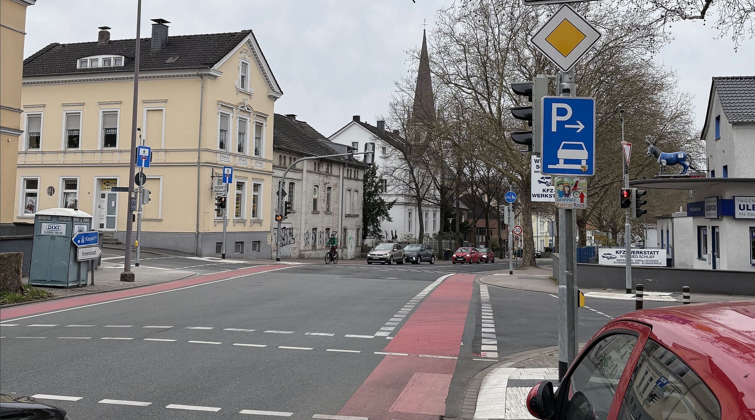 Kreuzung Morgenstraße/Uhlandstraße