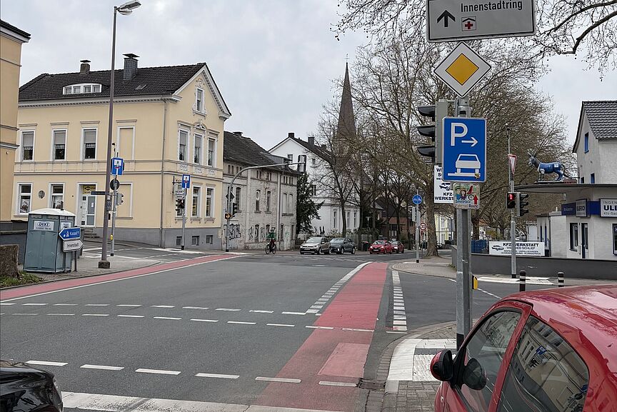 Kreuzung Morgenstraße/Uhlandstraße Kreuzung Morgenstraße/Uhlandstraße