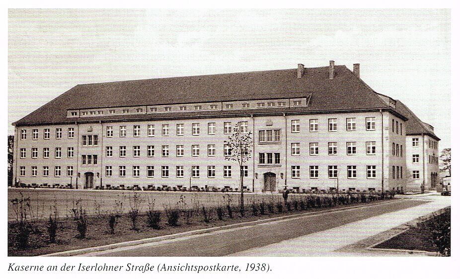 Station 7: Ehemalige SS-Kaserne in Unna/KZ Außenlager Buchenwald