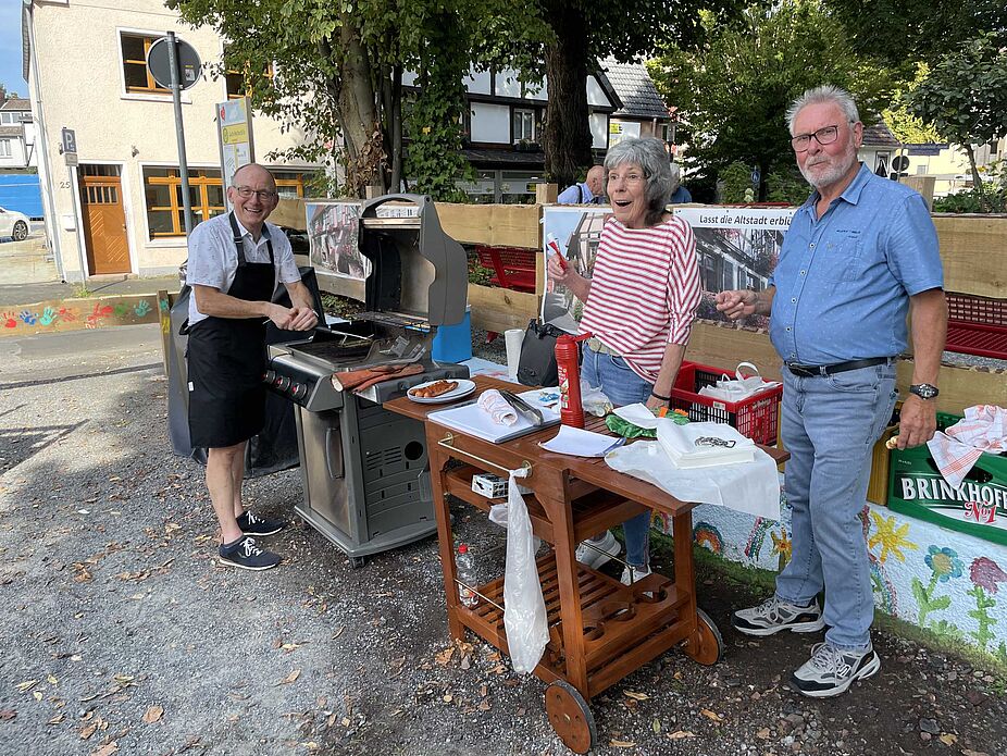 Gemütlicher Abschluss auf dem Schulstraßenpark