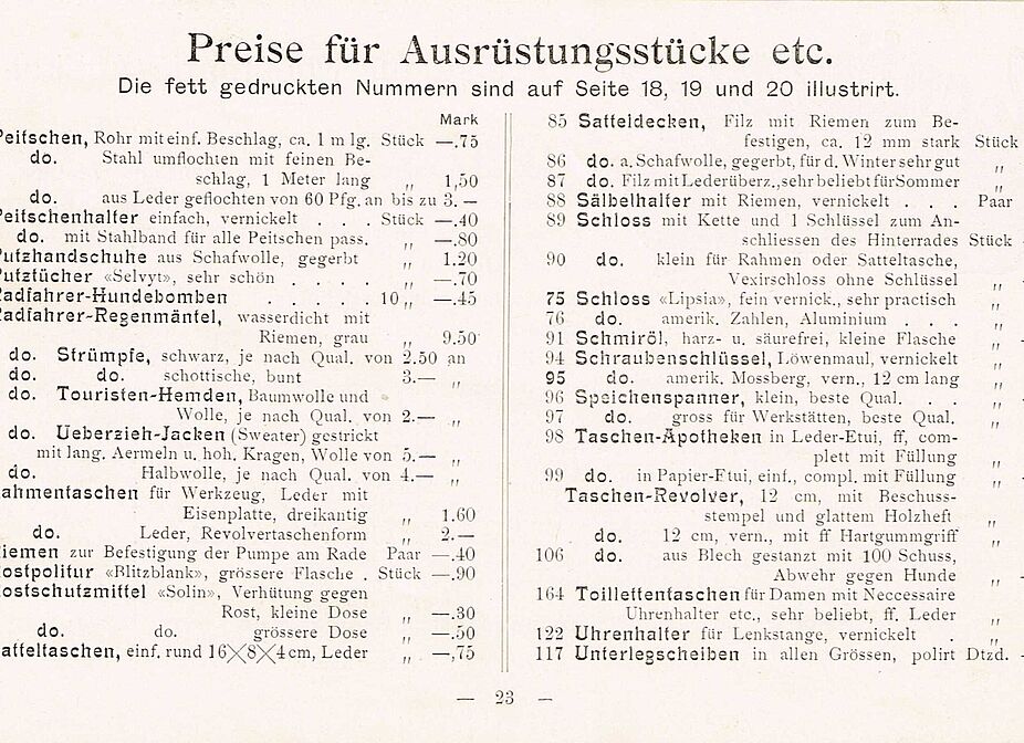 Peitschen, Hundebomben und Revolver