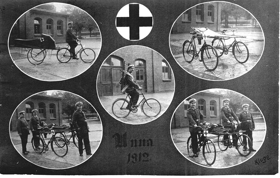 Krankentransport mit dem Fahrrad