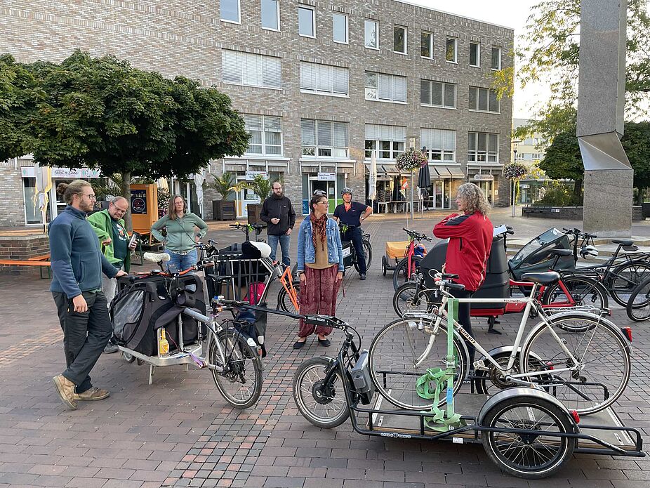 Teilnehmende der Unnaer Zubringertour