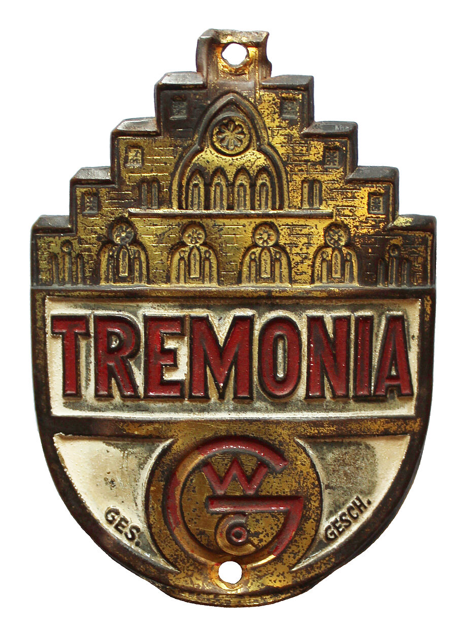 Steuerkopfschild der Marke Tremonia