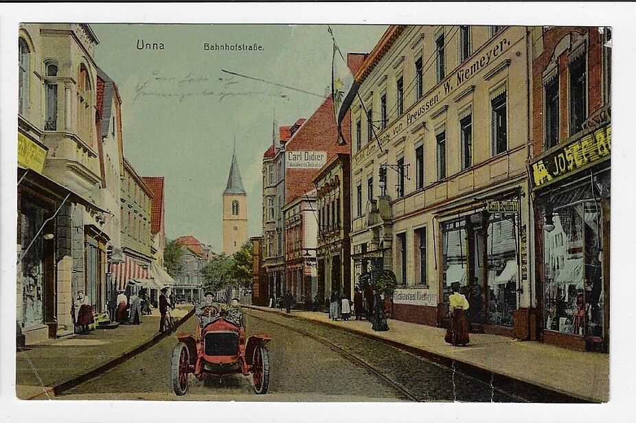 Postkarte gelaufen 1911