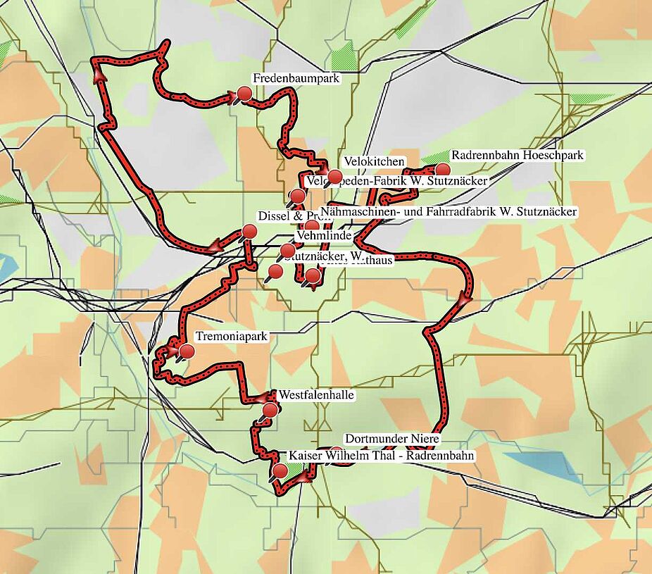 Route zur Tremonia-Runde