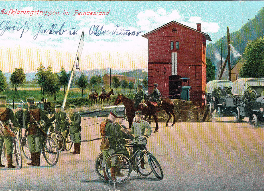 Aufklärungstruppen im Feindesland