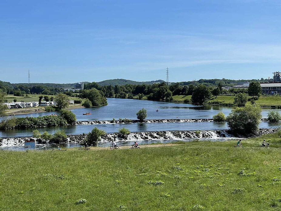 Staustufe bei Hattingen