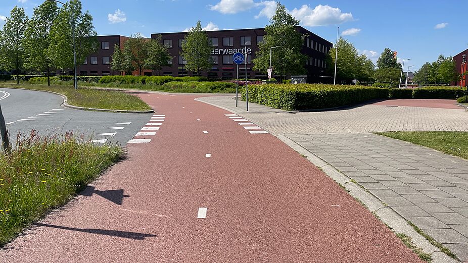 Sichere Radwegeführung in Holland Sichere Radwegeführung in Holland