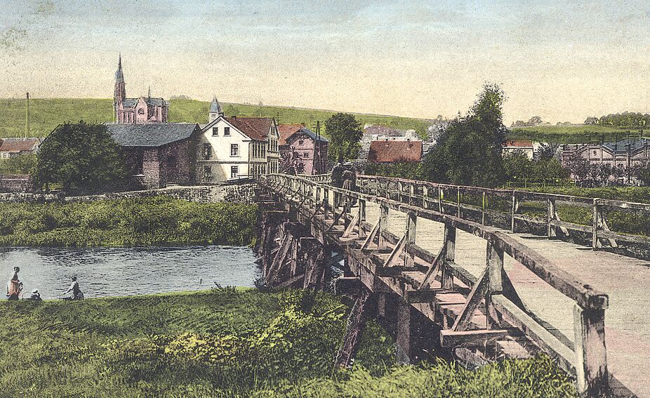 Ruhrbrücke Fröndenberg 1900