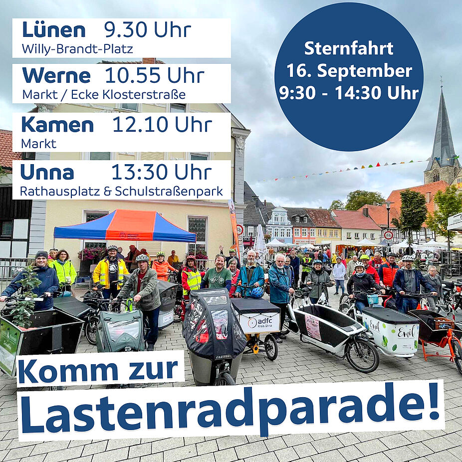 Sharepic Lastenradparade 2023