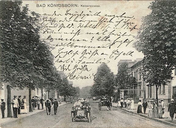 Erstes Autorennen in Unna