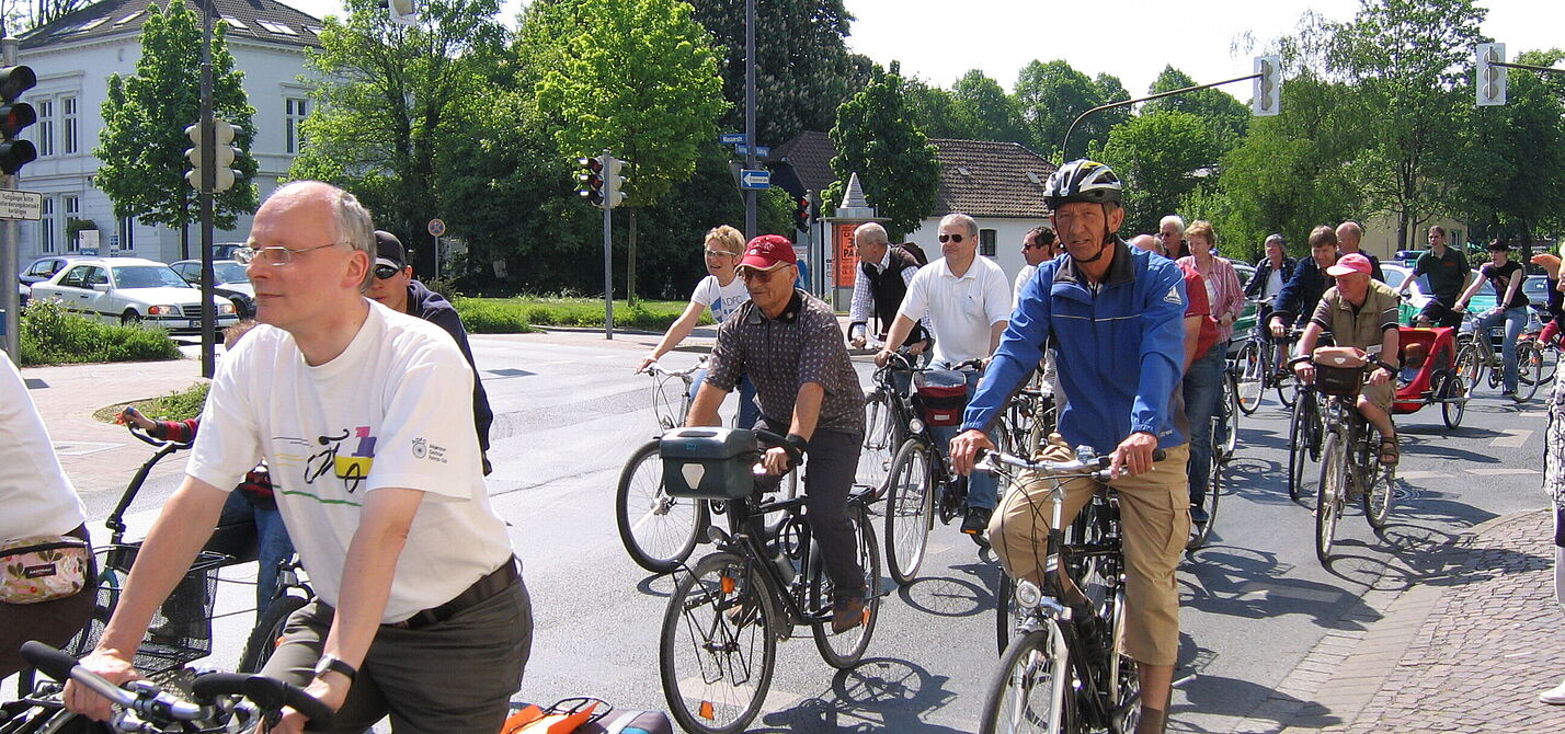 Fahrradfahren auf dem Ring