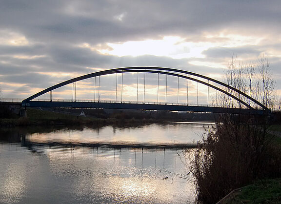 Brücke Abendstimmung