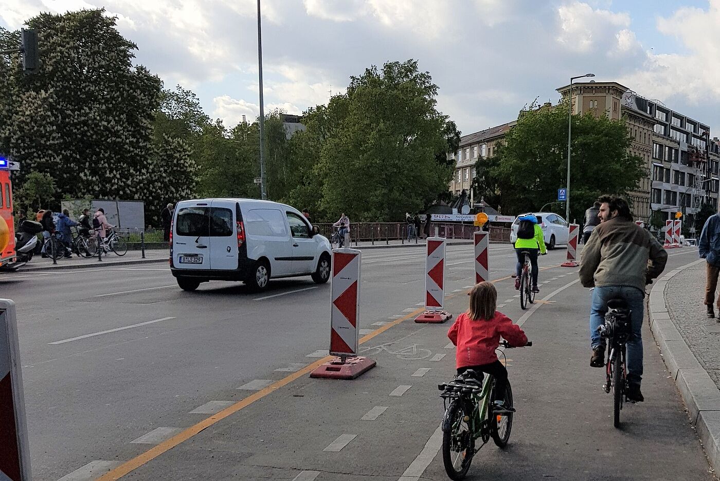 Pop-up-Bike-Lanes in Berlin-Kreuzberg